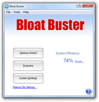 Bloat Buster Screenshot